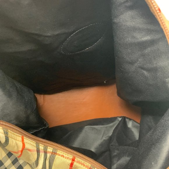 BURBERRY Multi Fabric Shoulder Bag authentic - Picture 4 of 8